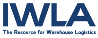 IWLA warehouse logistics logo on black background.